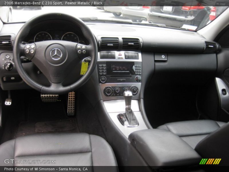 Pewter Metallic / Black 2006 Mercedes-Benz C 230 Sport