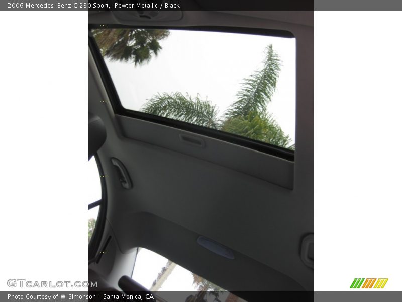 Pewter Metallic / Black 2006 Mercedes-Benz C 230 Sport