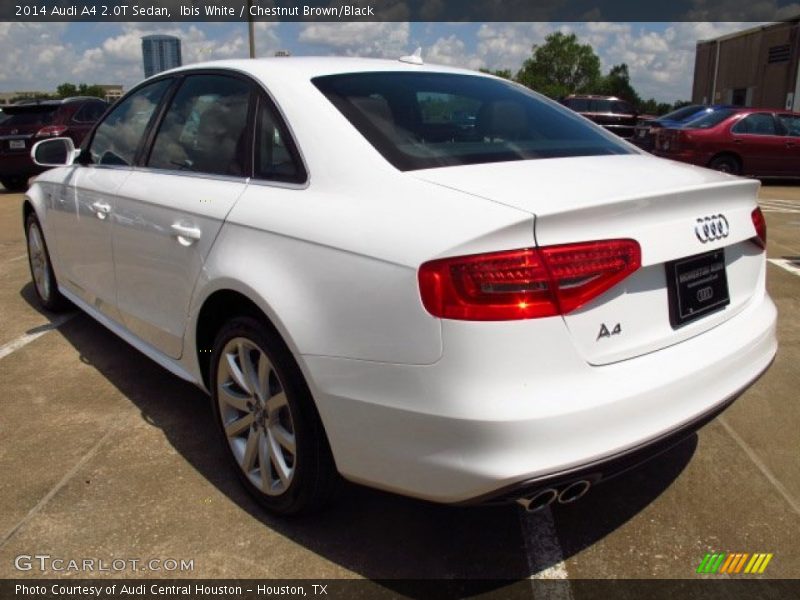 Ibis White / Chestnut Brown/Black 2014 Audi A4 2.0T Sedan
