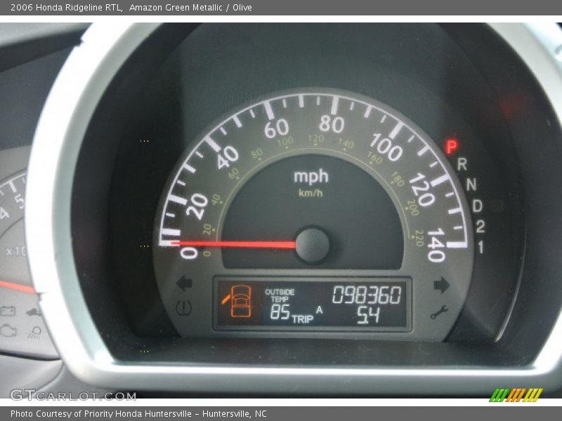  2006 Ridgeline RTL RTL Gauges