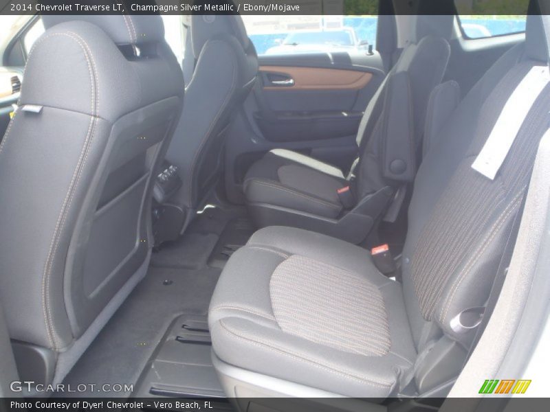 Champagne Silver Metallic / Ebony/Mojave 2014 Chevrolet Traverse LT