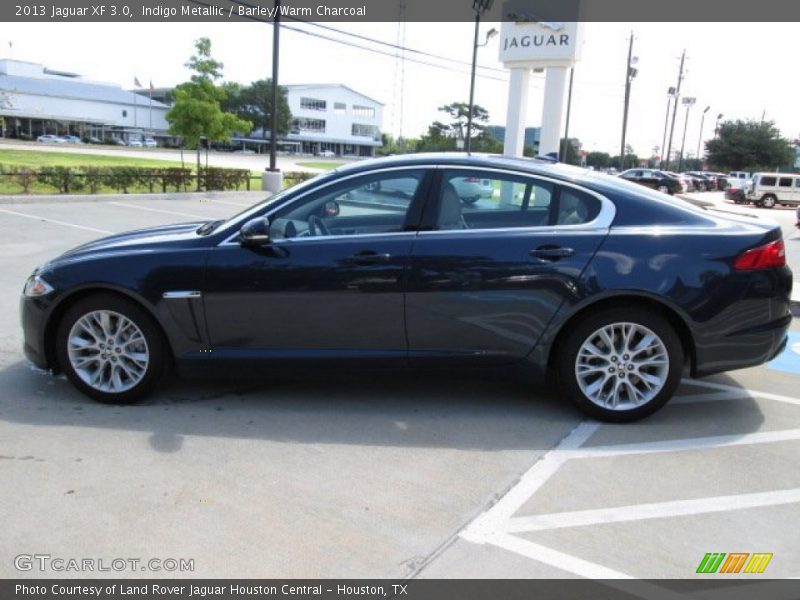 Indigo Metallic / Barley/Warm Charcoal 2013 Jaguar XF 3.0