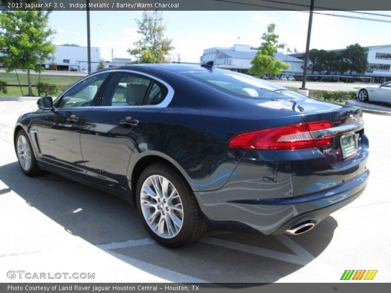 Indigo Metallic / Barley/Warm Charcoal 2013 Jaguar XF 3.0