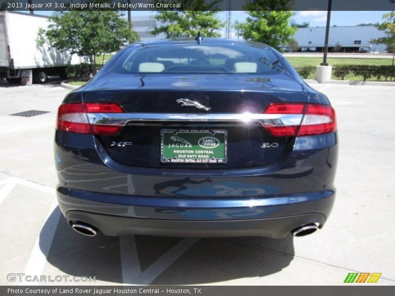 Indigo Metallic / Barley/Warm Charcoal 2013 Jaguar XF 3.0