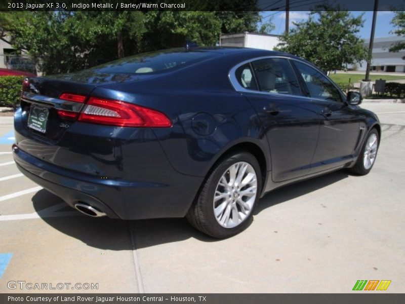 Indigo Metallic / Barley/Warm Charcoal 2013 Jaguar XF 3.0