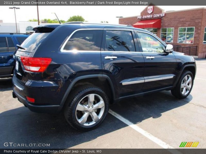 Blackberry Pearl / Dark Frost Beige/Light Frost Beige 2011 Jeep Grand Cherokee Overland 4x4