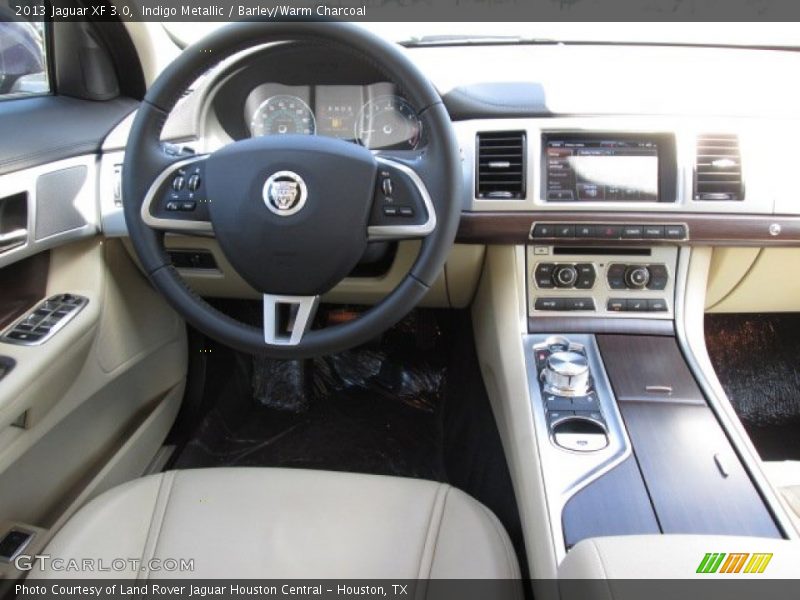 Indigo Metallic / Barley/Warm Charcoal 2013 Jaguar XF 3.0