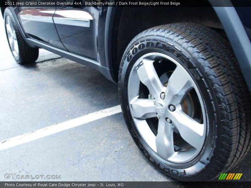 Blackberry Pearl / Dark Frost Beige/Light Frost Beige 2011 Jeep Grand Cherokee Overland 4x4