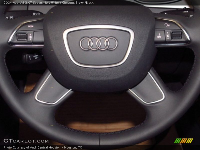 Ibis White / Chestnut Brown/Black 2014 Audi A4 2.0T Sedan