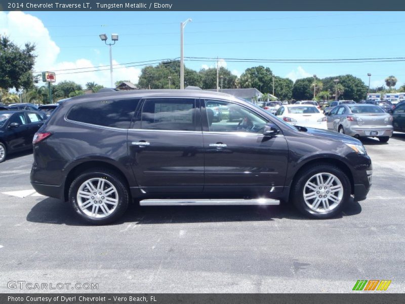 Tungsten Metallic / Ebony 2014 Chevrolet Traverse LT