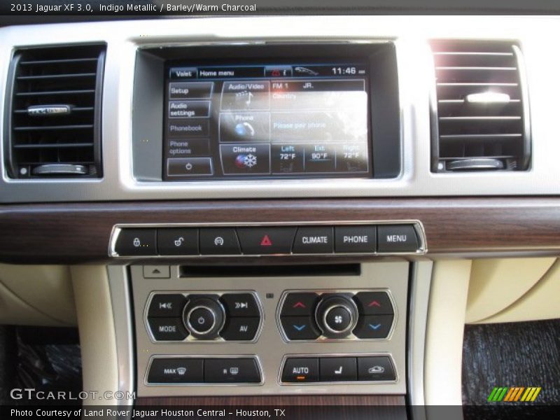 Indigo Metallic / Barley/Warm Charcoal 2013 Jaguar XF 3.0