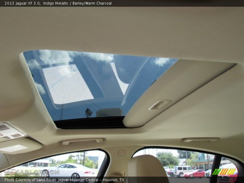 Indigo Metallic / Barley/Warm Charcoal 2013 Jaguar XF 3.0