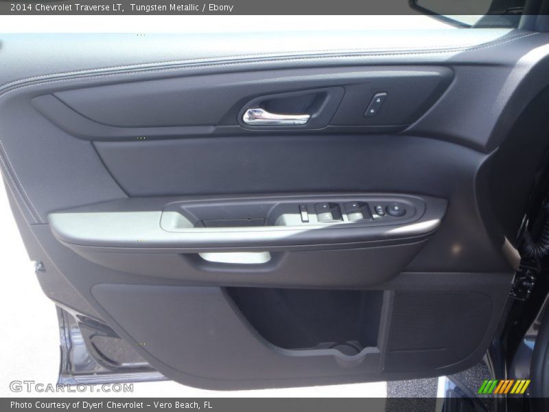 Tungsten Metallic / Ebony 2014 Chevrolet Traverse LT