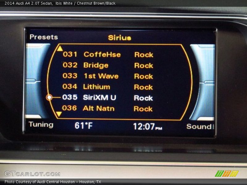 Ibis White / Chestnut Brown/Black 2014 Audi A4 2.0T Sedan