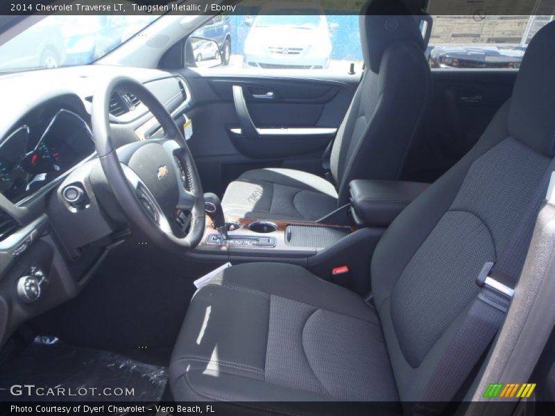 Tungsten Metallic / Ebony 2014 Chevrolet Traverse LT