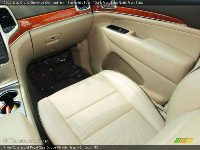 Blackberry Pearl / Dark Frost Beige/Light Frost Beige 2011 Jeep Grand Cherokee Overland 4x4