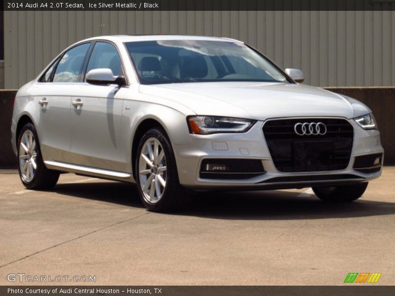 Ice Silver Metallic / Black 2014 Audi A4 2.0T Sedan