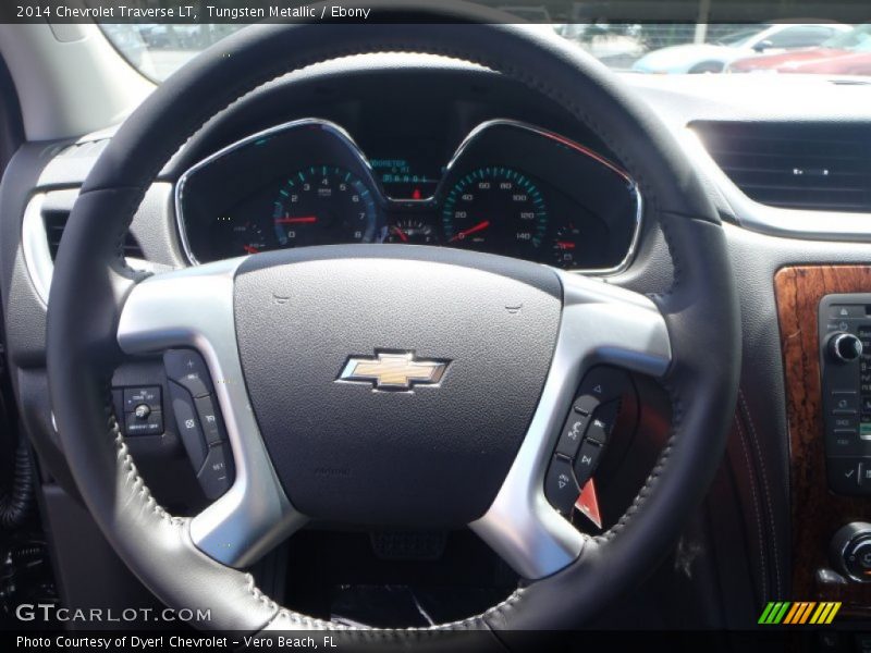 Tungsten Metallic / Ebony 2014 Chevrolet Traverse LT