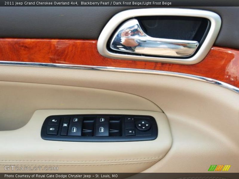 Blackberry Pearl / Dark Frost Beige/Light Frost Beige 2011 Jeep Grand Cherokee Overland 4x4