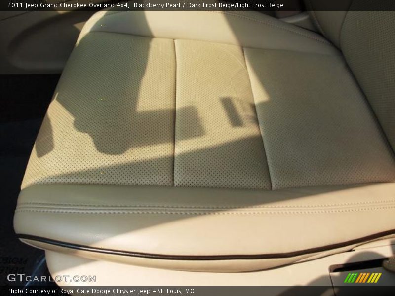 Blackberry Pearl / Dark Frost Beige/Light Frost Beige 2011 Jeep Grand Cherokee Overland 4x4