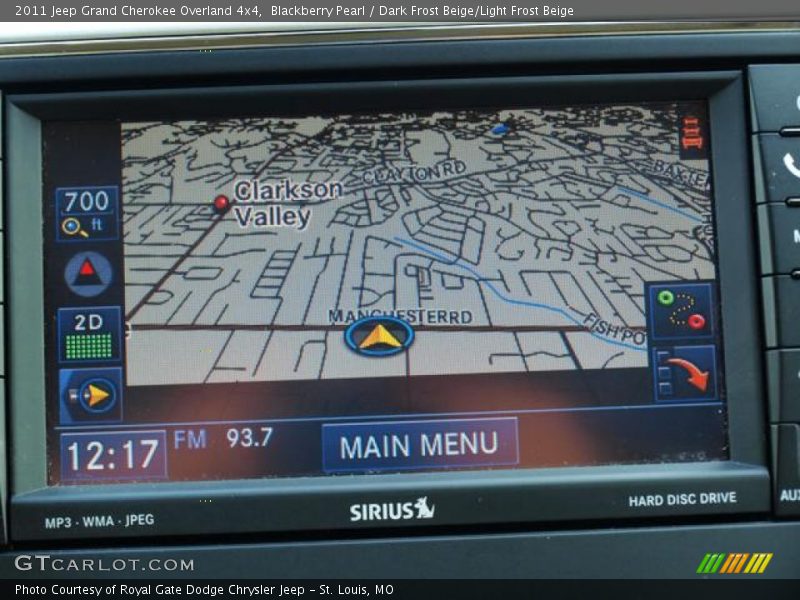 Blackberry Pearl / Dark Frost Beige/Light Frost Beige 2011 Jeep Grand Cherokee Overland 4x4