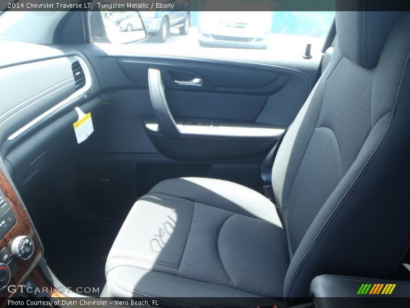 Tungsten Metallic / Ebony 2014 Chevrolet Traverse LT