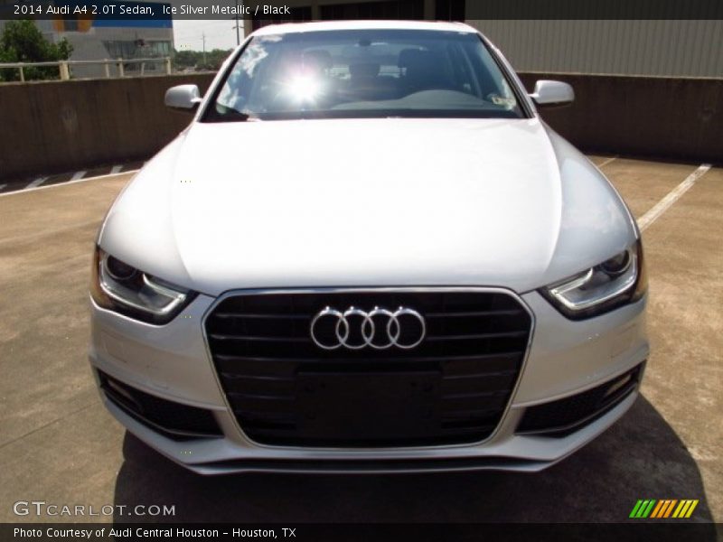 Ice Silver Metallic / Black 2014 Audi A4 2.0T Sedan