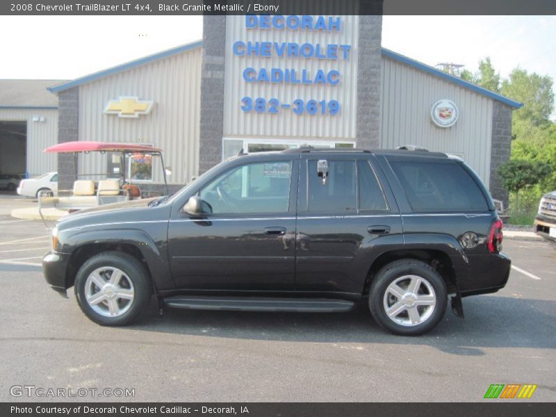 Black Granite Metallic / Ebony 2008 Chevrolet TrailBlazer LT 4x4