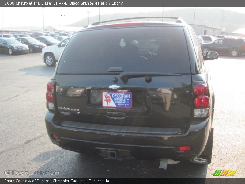 Black Granite Metallic / Ebony 2008 Chevrolet TrailBlazer LT 4x4