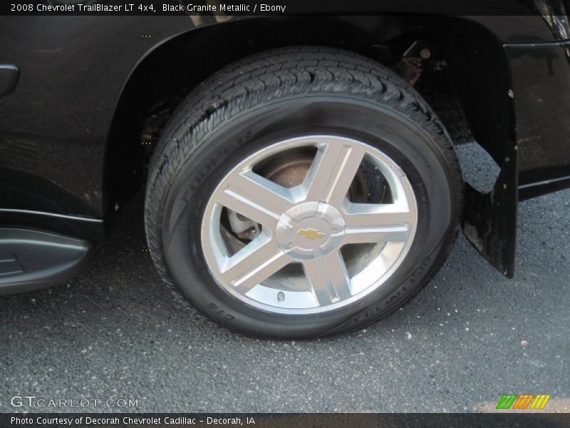 Black Granite Metallic / Ebony 2008 Chevrolet TrailBlazer LT 4x4