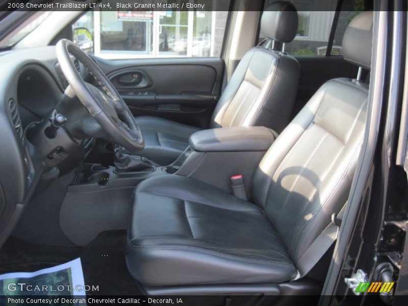 Black Granite Metallic / Ebony 2008 Chevrolet TrailBlazer LT 4x4