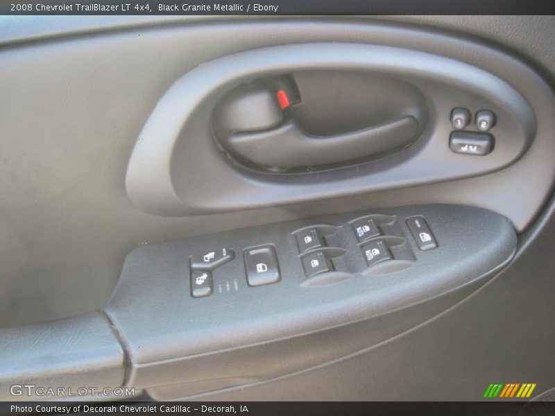 Black Granite Metallic / Ebony 2008 Chevrolet TrailBlazer LT 4x4