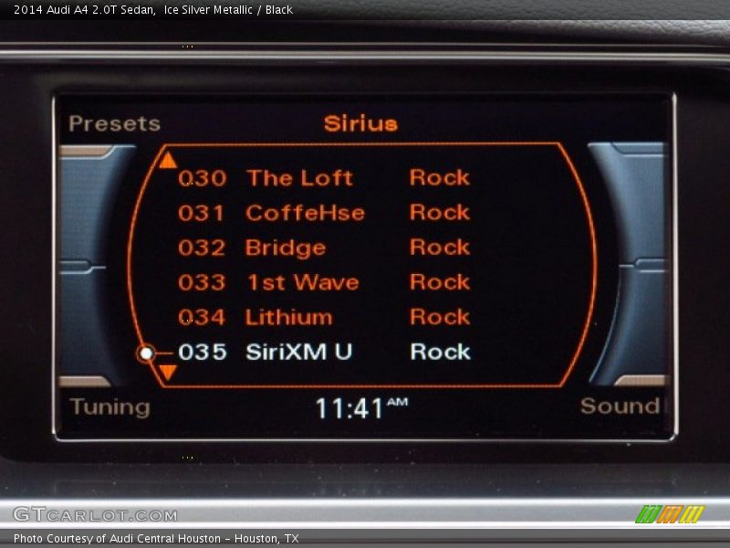 Audio System of 2014 A4 2.0T Sedan