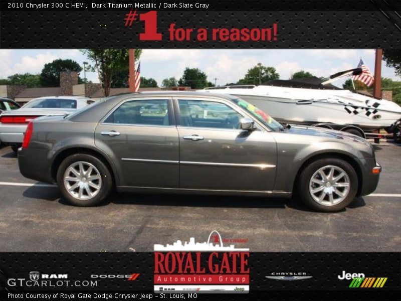 Dark Titanium Metallic / Dark Slate Gray 2010 Chrysler 300 C HEMI