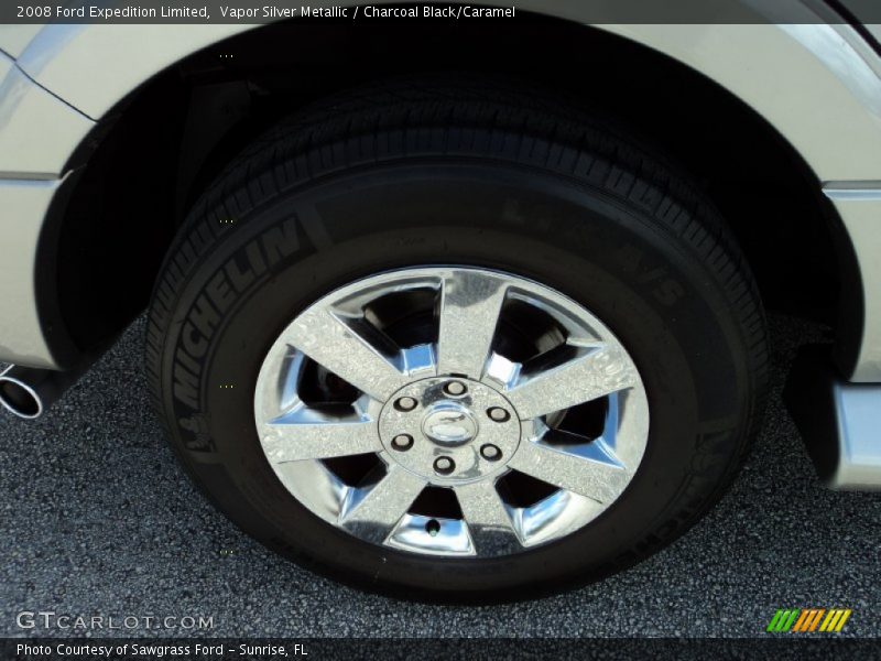 Vapor Silver Metallic / Charcoal Black/Caramel 2008 Ford Expedition Limited
