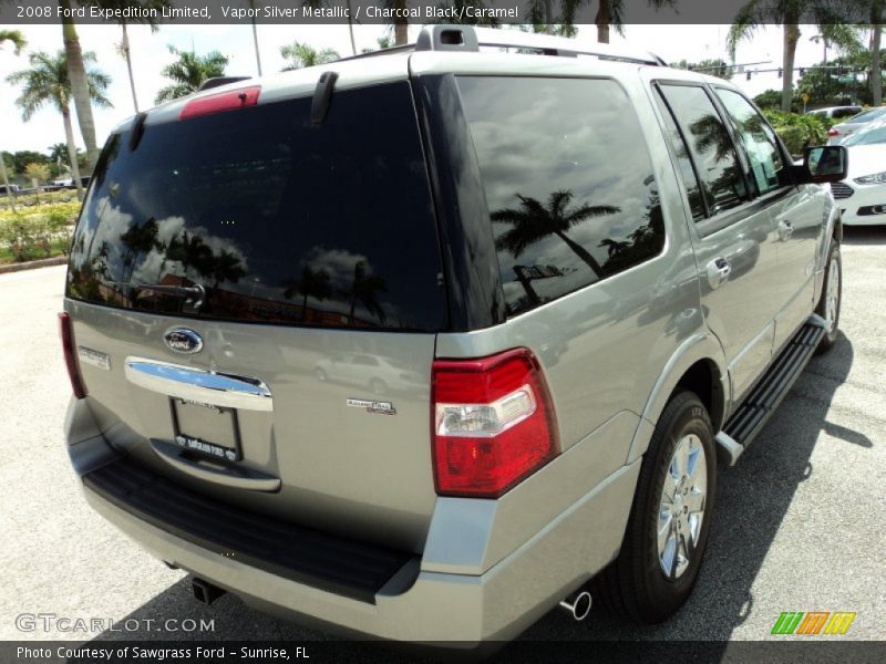 Vapor Silver Metallic / Charcoal Black/Caramel 2008 Ford Expedition Limited