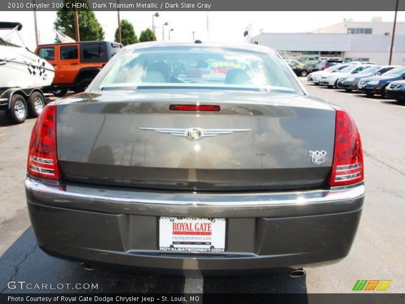 Dark Titanium Metallic / Dark Slate Gray 2010 Chrysler 300 C HEMI