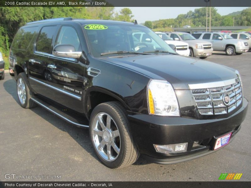 Black Raven / Ebony 2008 Cadillac Escalade ESV AWD