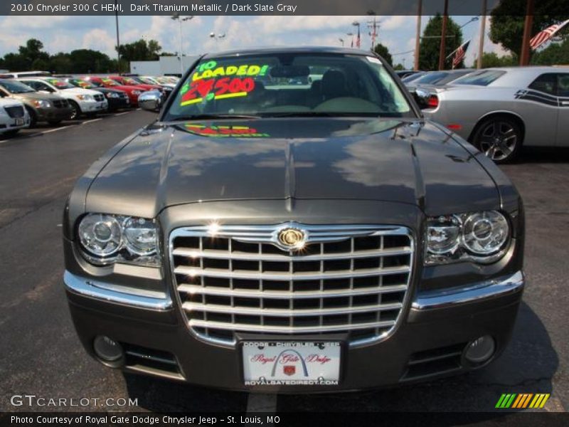Dark Titanium Metallic / Dark Slate Gray 2010 Chrysler 300 C HEMI
