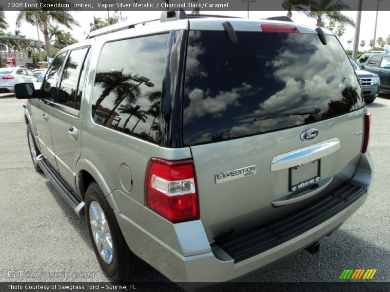 Vapor Silver Metallic / Charcoal Black/Caramel 2008 Ford Expedition Limited
