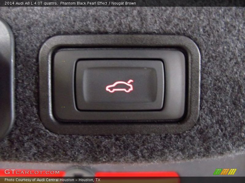 Phantom Black Pearl Effect / Nougat Brown 2014 Audi A8 L 4.0T quattro