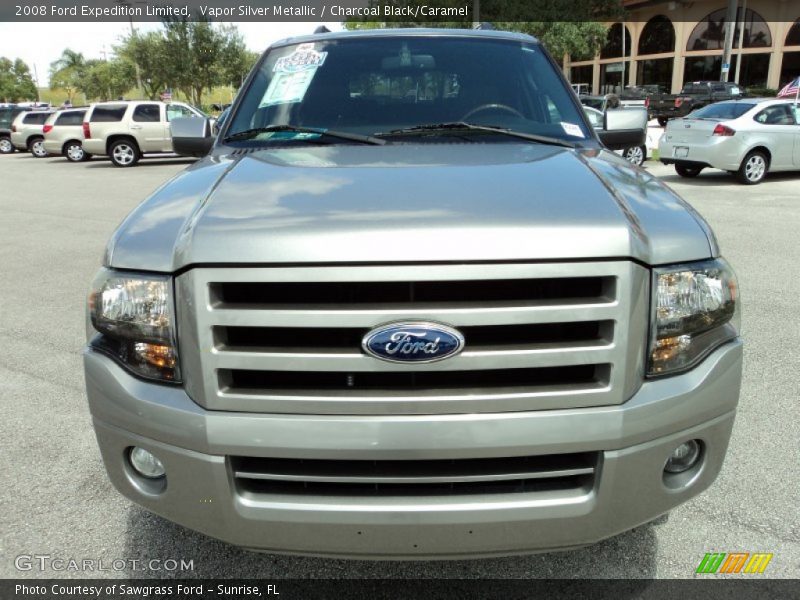 Vapor Silver Metallic / Charcoal Black/Caramel 2008 Ford Expedition Limited