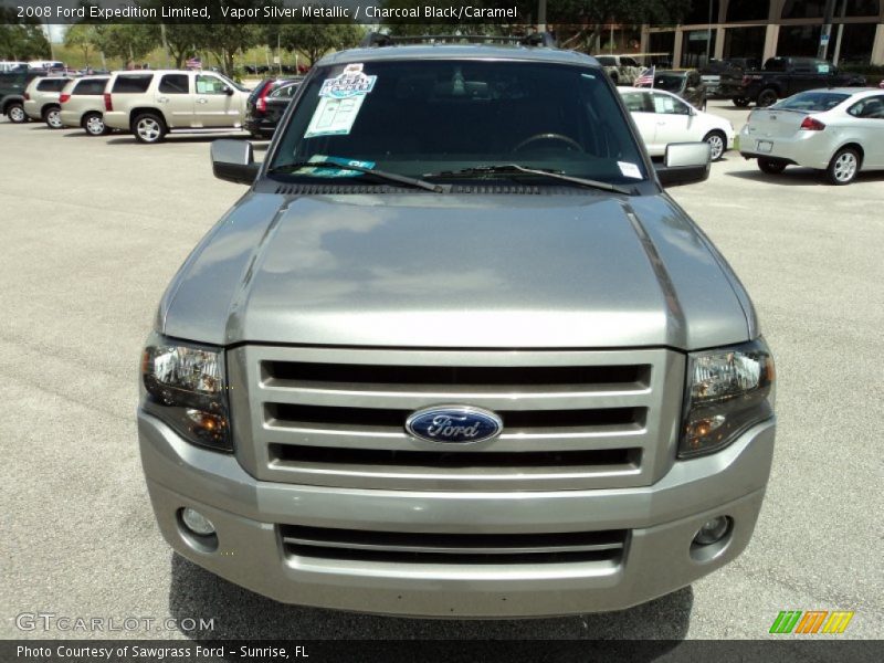 Vapor Silver Metallic / Charcoal Black/Caramel 2008 Ford Expedition Limited