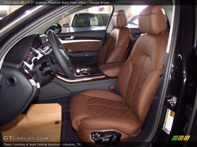  2014 A8 L 4.0T quattro Nougat Brown Interior