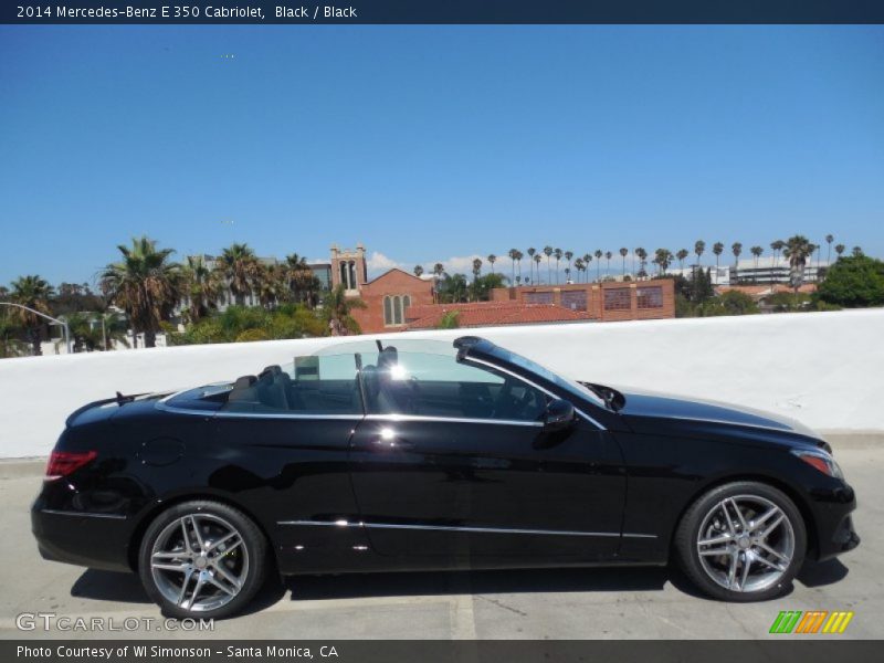 Black / Black 2014 Mercedes-Benz E 350 Cabriolet