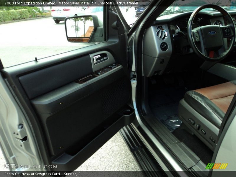 Vapor Silver Metallic / Charcoal Black/Caramel 2008 Ford Expedition Limited