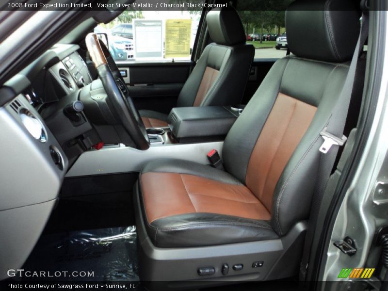 Vapor Silver Metallic / Charcoal Black/Caramel 2008 Ford Expedition Limited