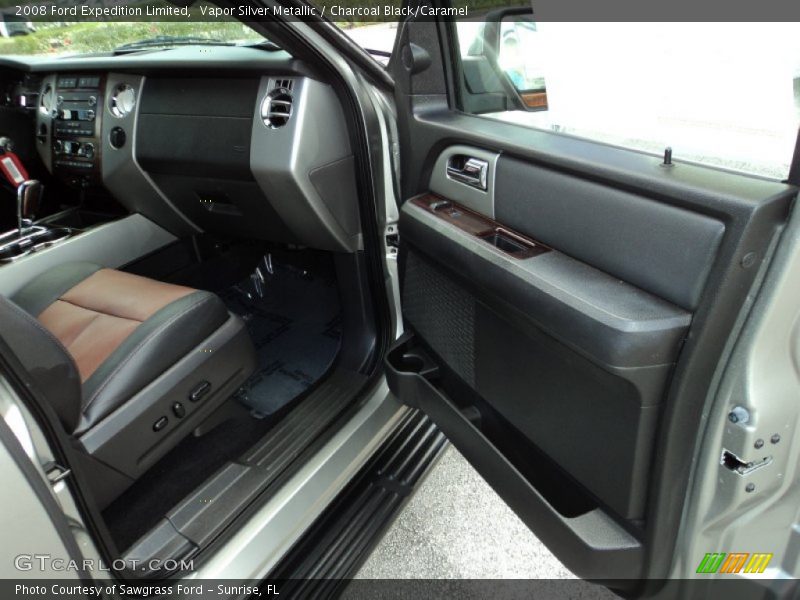 Vapor Silver Metallic / Charcoal Black/Caramel 2008 Ford Expedition Limited