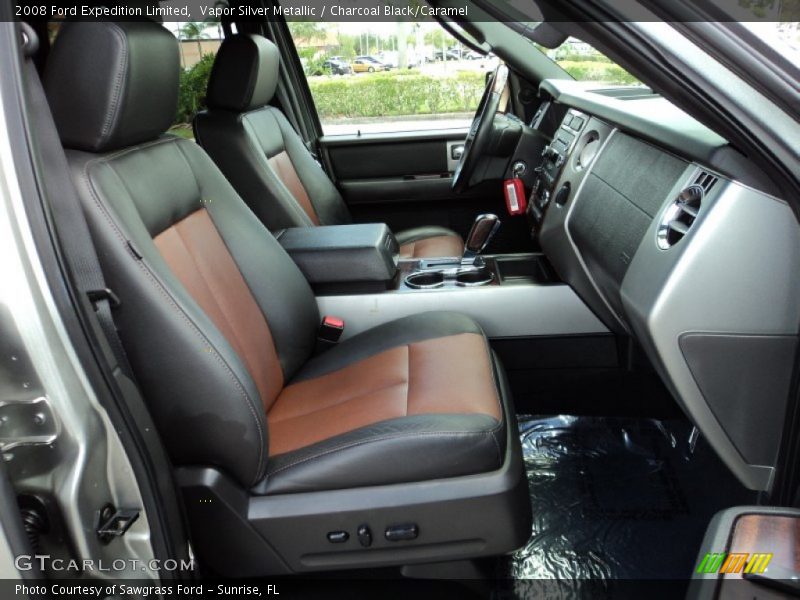 Vapor Silver Metallic / Charcoal Black/Caramel 2008 Ford Expedition Limited