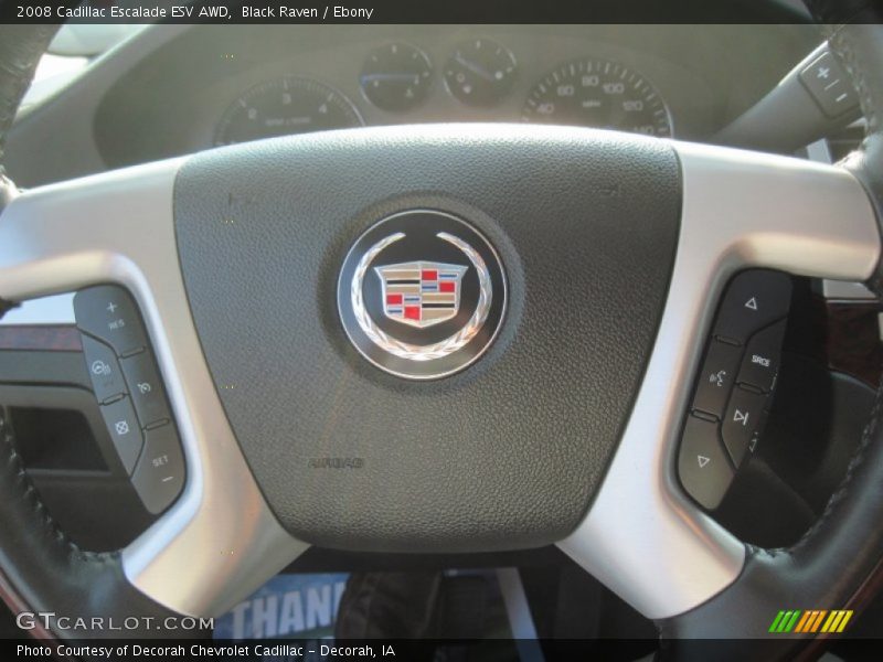 Black Raven / Ebony 2008 Cadillac Escalade ESV AWD
